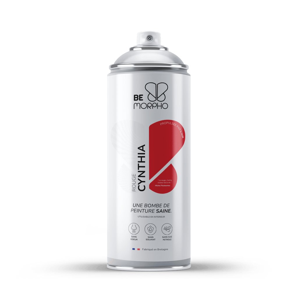 Bombe de peinture ROUGE FAUSTA Be Morpho