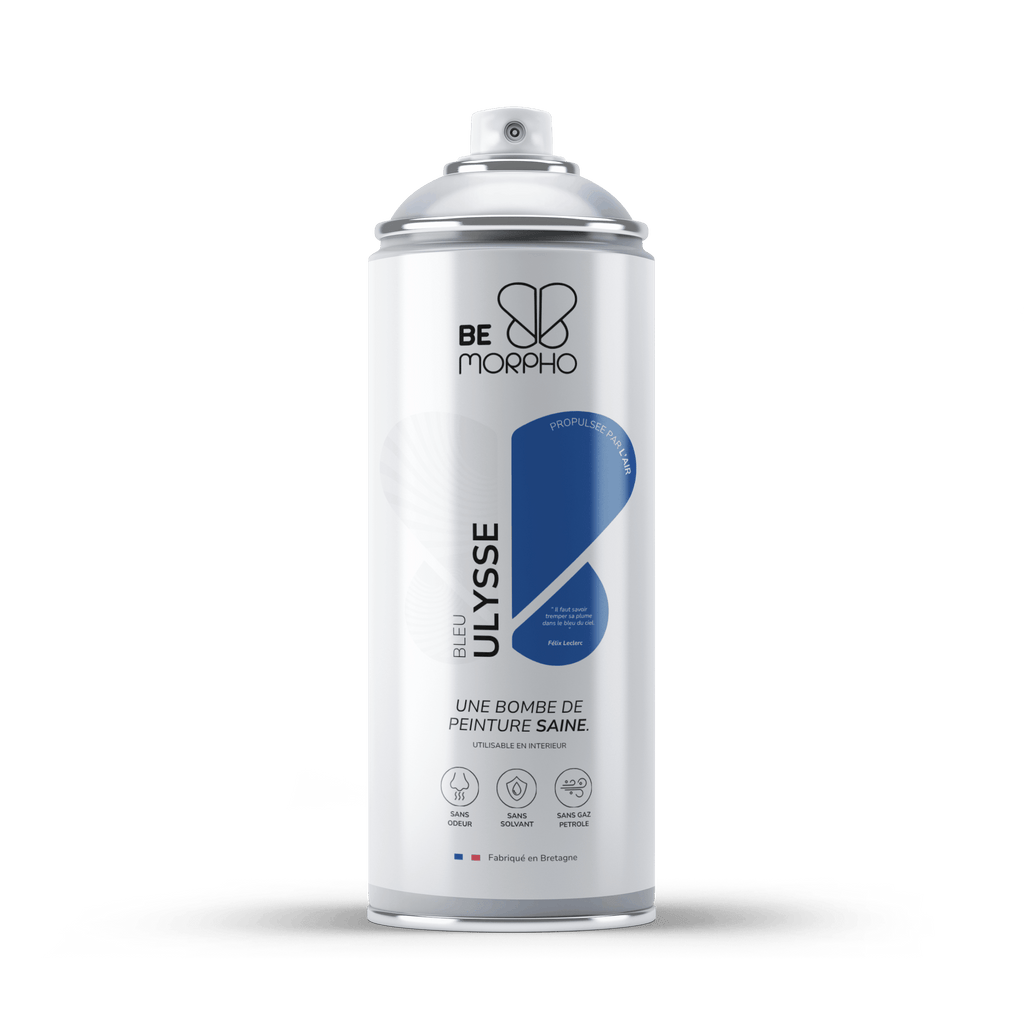 Bombe de peinture BLEU ULYSSE – Be Morpho