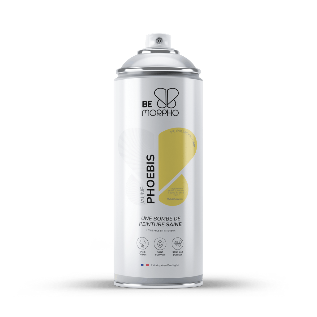 Bombe de peinture JAUNE PHOEBIS – Be Morpho