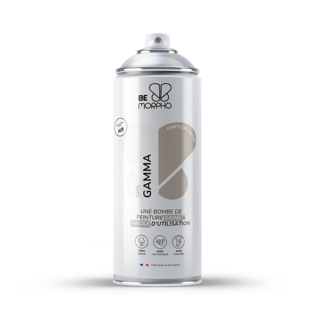 Bombe de peinture sans odeur Gris GAMMA - BE MORPHO