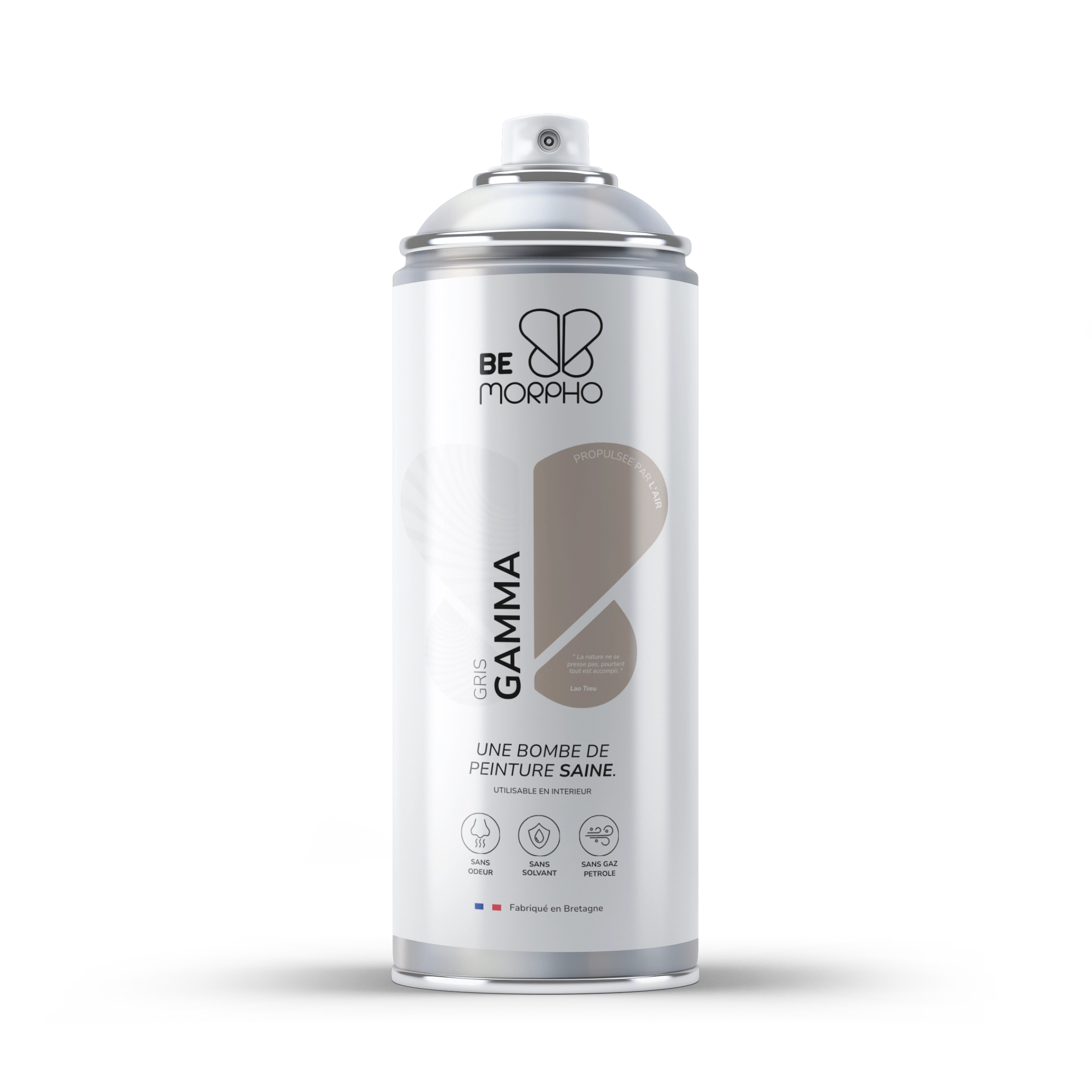 Bombe de peinture Gris Taupe – sans odeur