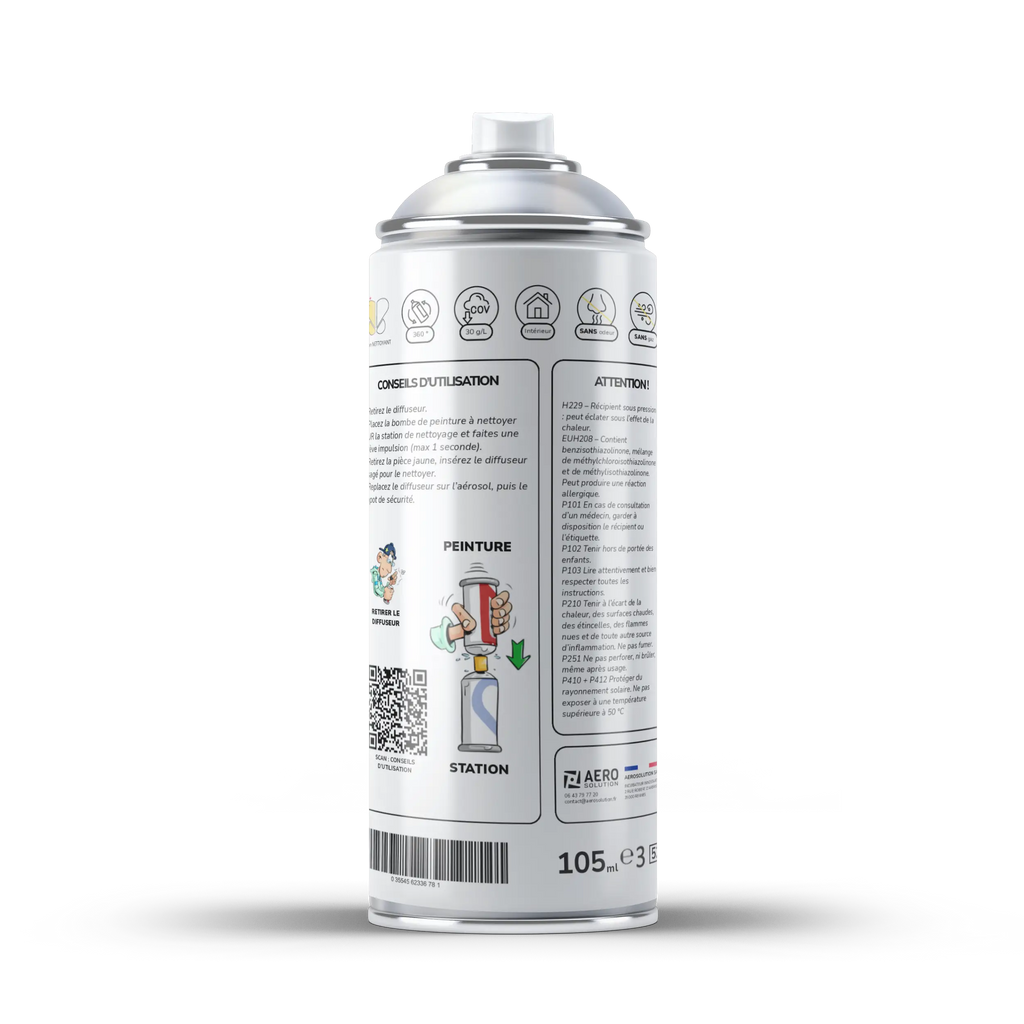 Nettoyant anti-bouchage pour bombe de peinture permettant d’éliminer les résidus de peinture | BE MORPHO